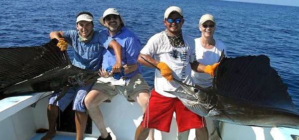 Double Sailfish Quepos, Costa Rica